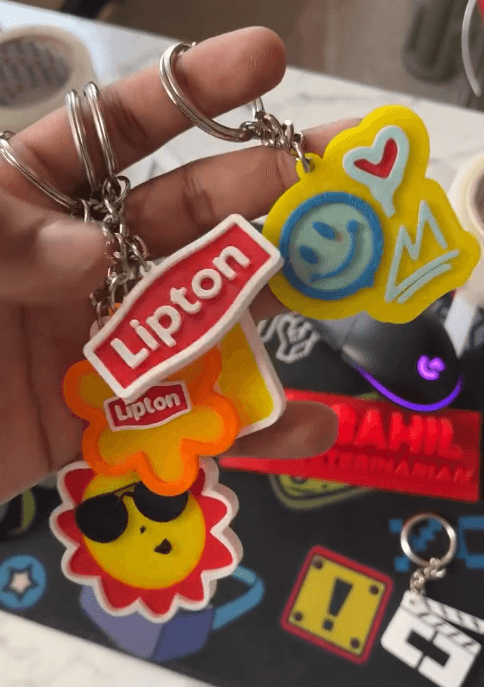 3D Printed Keychains Image 1